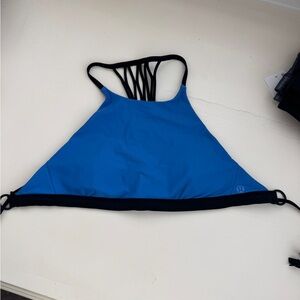 Lululemon Blue Halter Bikini Surf Top